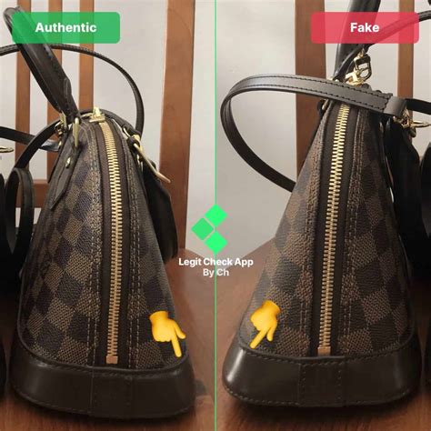 how to spot a fake alma pm louis vuitton|louis vuitton alma bag hardware.